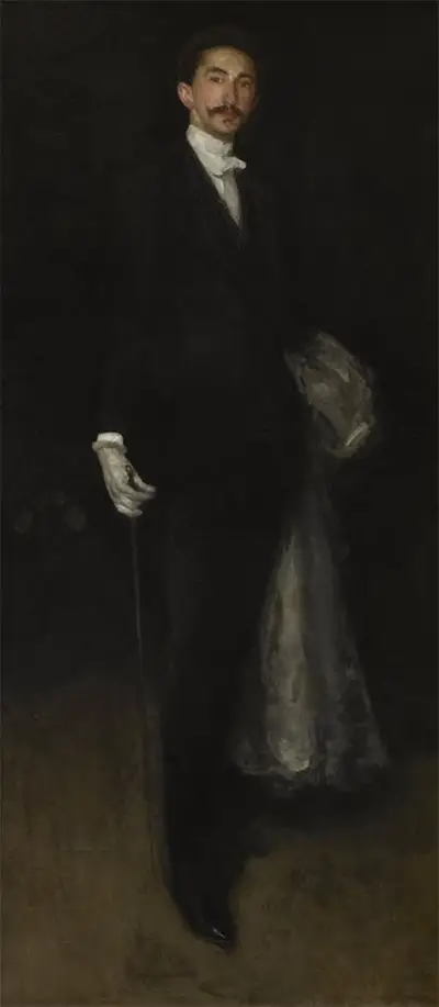 Arrangement in Black and Gold Comte Robert de Montesquiou-Fezensac James Abbott McNeill Whistler